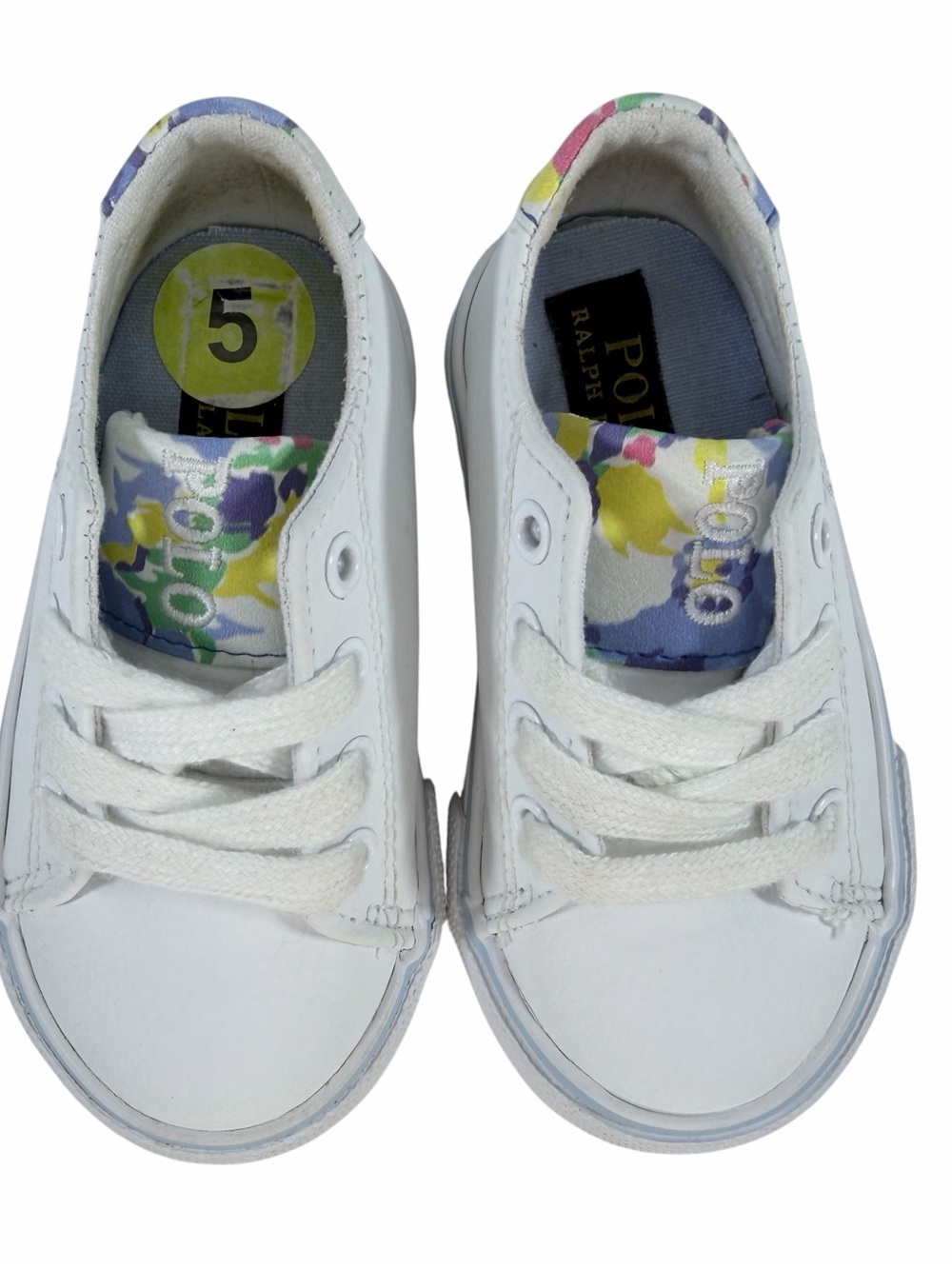 BUNDLE Polo Ralph Lauren Sneaker, Cat & Jack Sandal & Clogs Size 5 Toddler Boys’ - Picture 2 of 16